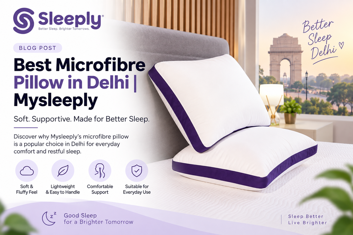 Best Microfibre Pillow In Delhi – Comfortable Support for Better Sleep