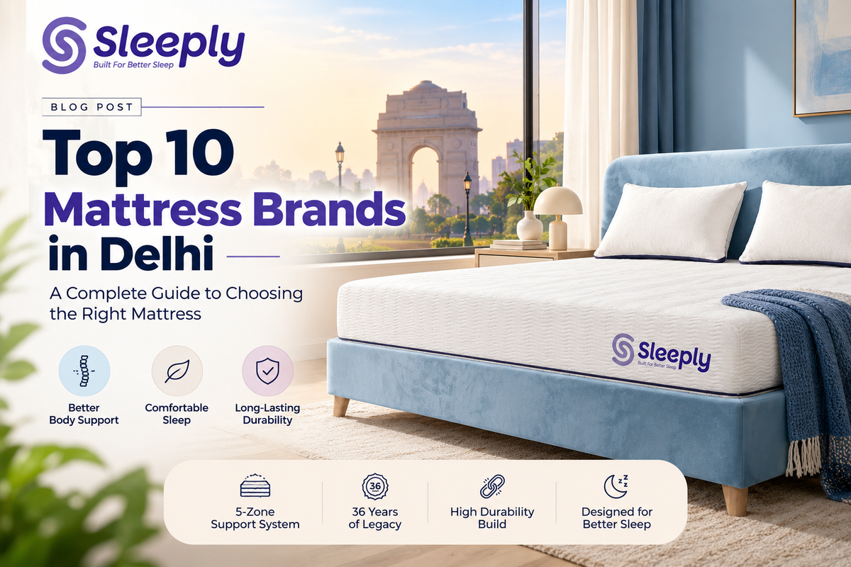 Top 10 Mattress Brands in Delhi: A Complete Guide to Choosing the Right Mattress