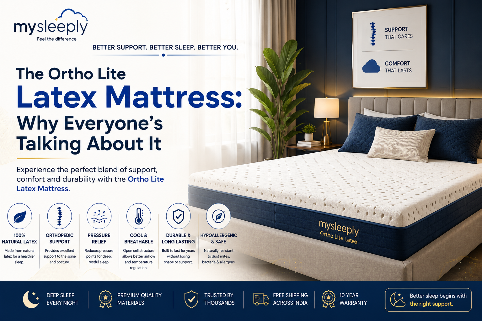 The Ortho Lite Latex Mattress: Why Everyone’s Talking About It